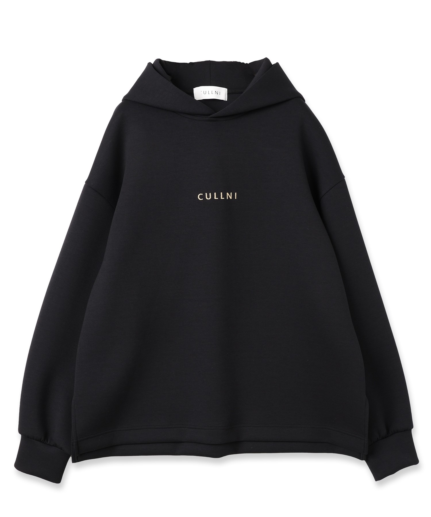 CULLNI(クルニ) / CULLNI Logo Embroidery Hoodie /2(2 BLACK)｜ ザ