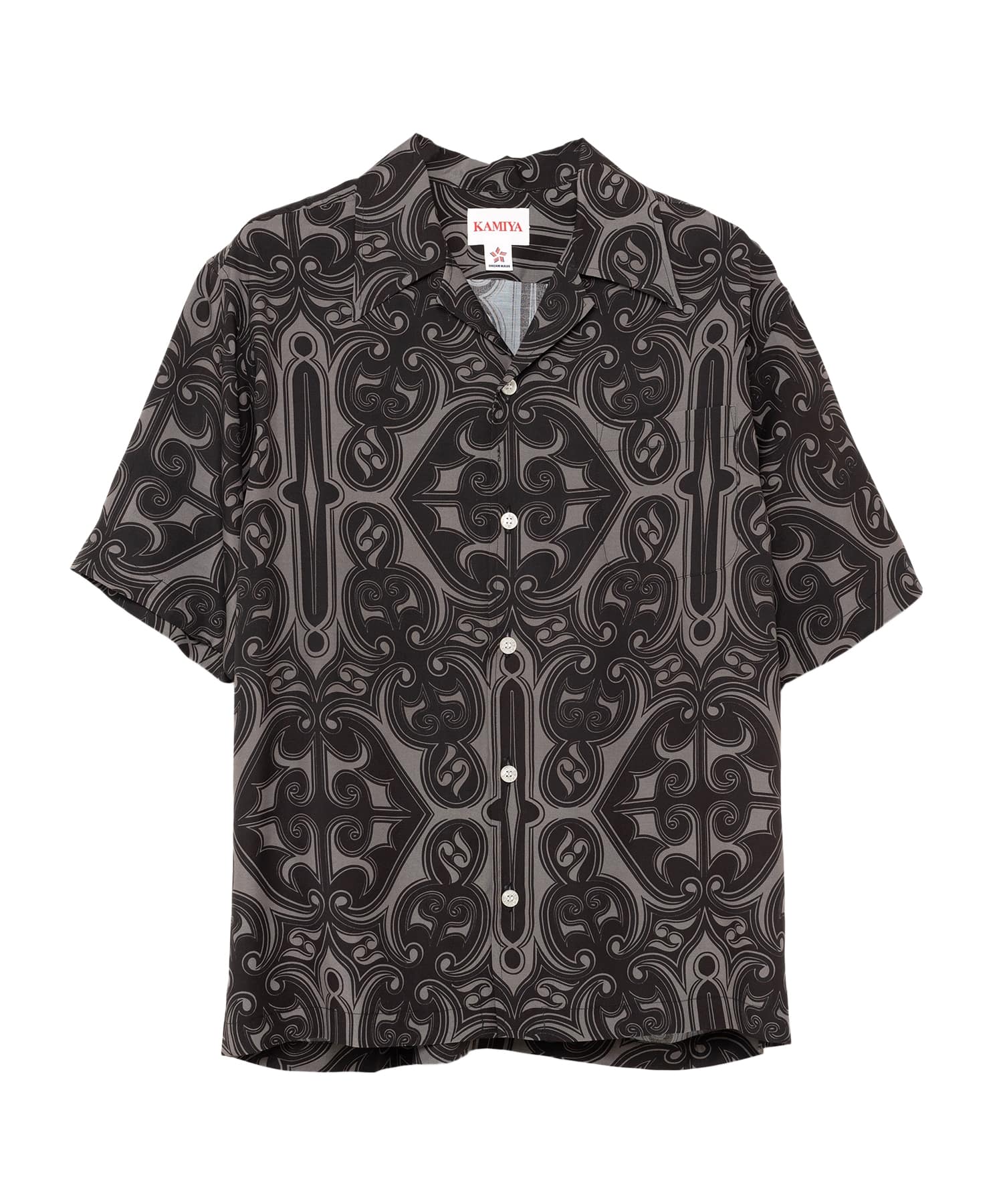 KAMIYA (カミヤ) / Monogram H/S Shirt / Black(L Black)｜ ザ ...