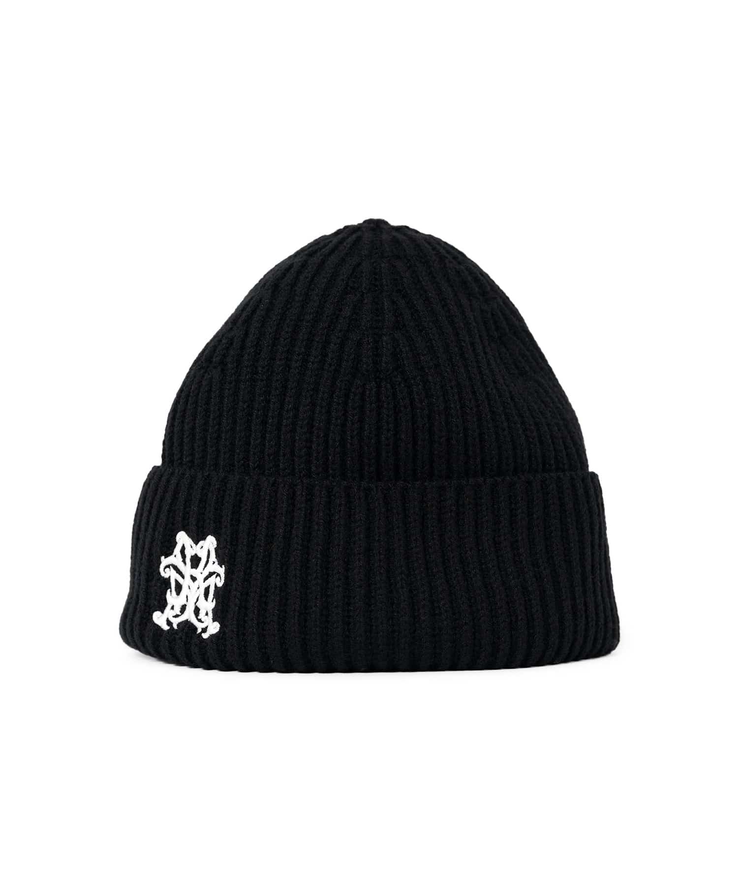 KAMIYA (カミヤ) / "KMY" Beanie / BLACK / FREE BLACK FREE