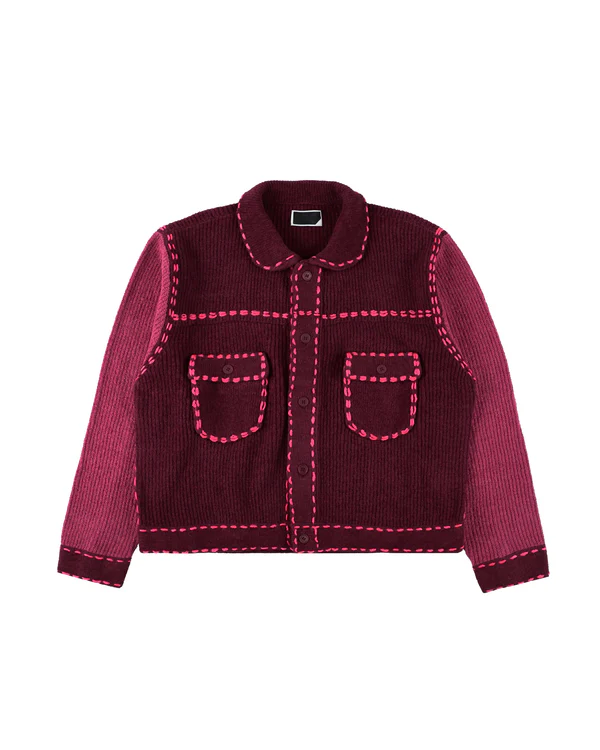 PHINGERIN (フィンガリン ) / PG1 KNIT / BURGUNDY / M	 BURGUNDY M