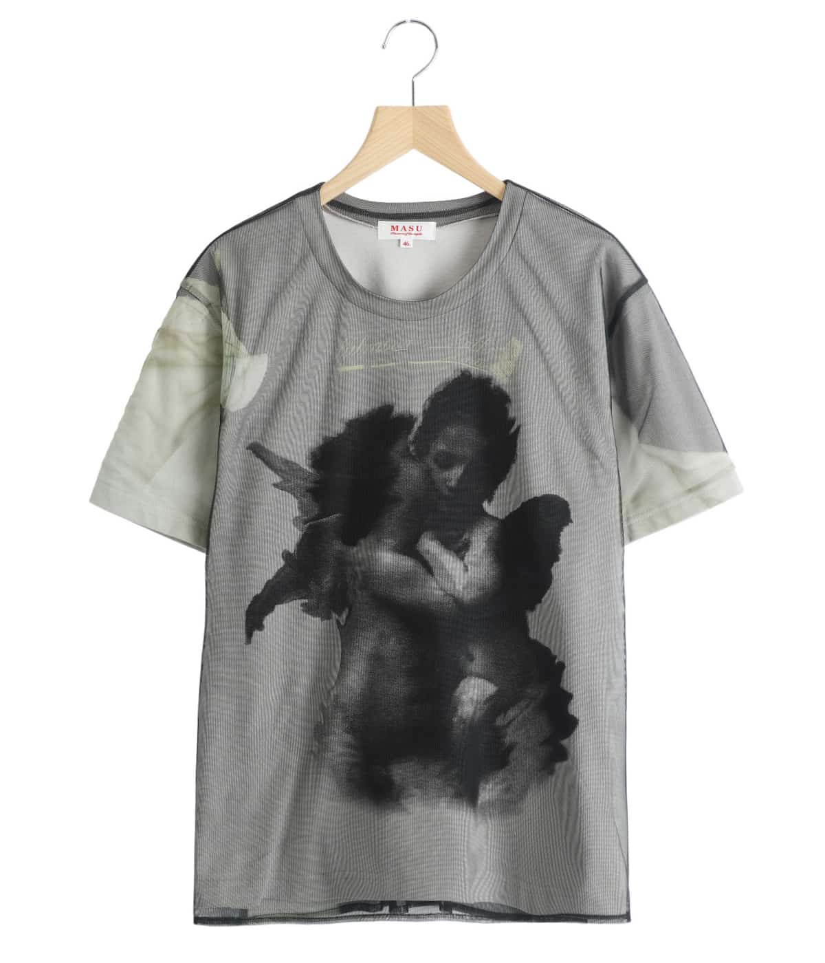 MASU (エムエーエスユー) / BLURRED ANGEL T-SHIRT / M26U6CS006 / WHITE WHITE 44