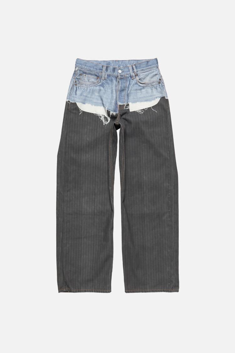 ACNE STUDIOS (アクネストゥディオス) / Trompe l'oeil Jeans  / FN-UX-TROU000056 / MULTI  / PETIT M MULTI PETIT M