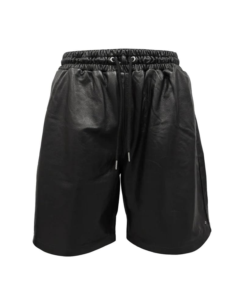 lastnest ラストネスト　Leather ショートパンツM LAST NEST (ラストネスト) / Leather Shorts / BLACK / M(M BLACK