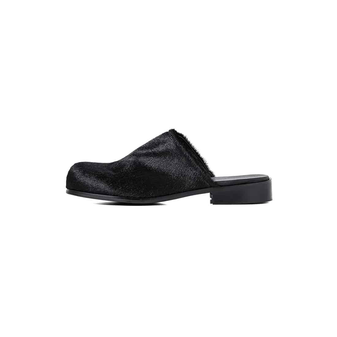 LASTNEST (ラストネスト) / Unborn Calf Mule  / BLACK BLACK 28