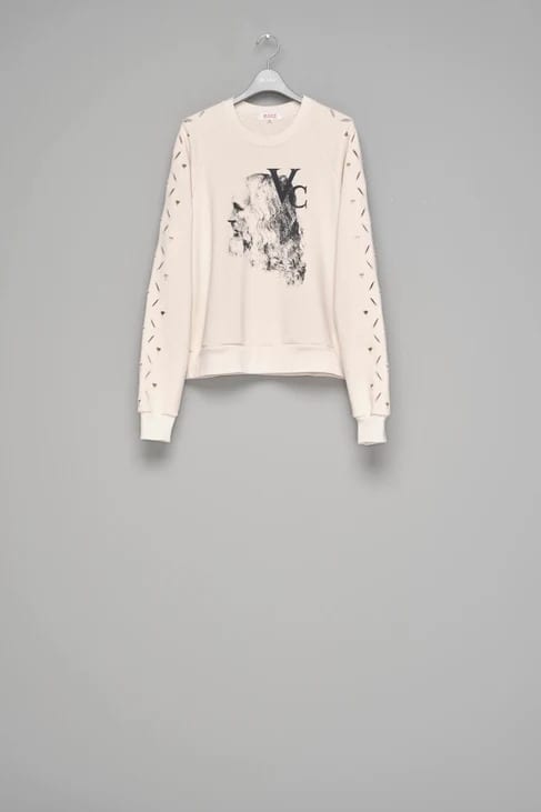 MASU (エムエーエスユー) / HEART HOLE VC SWEATSHIRT  / M26H9CS009 / IVORY IVORY 44