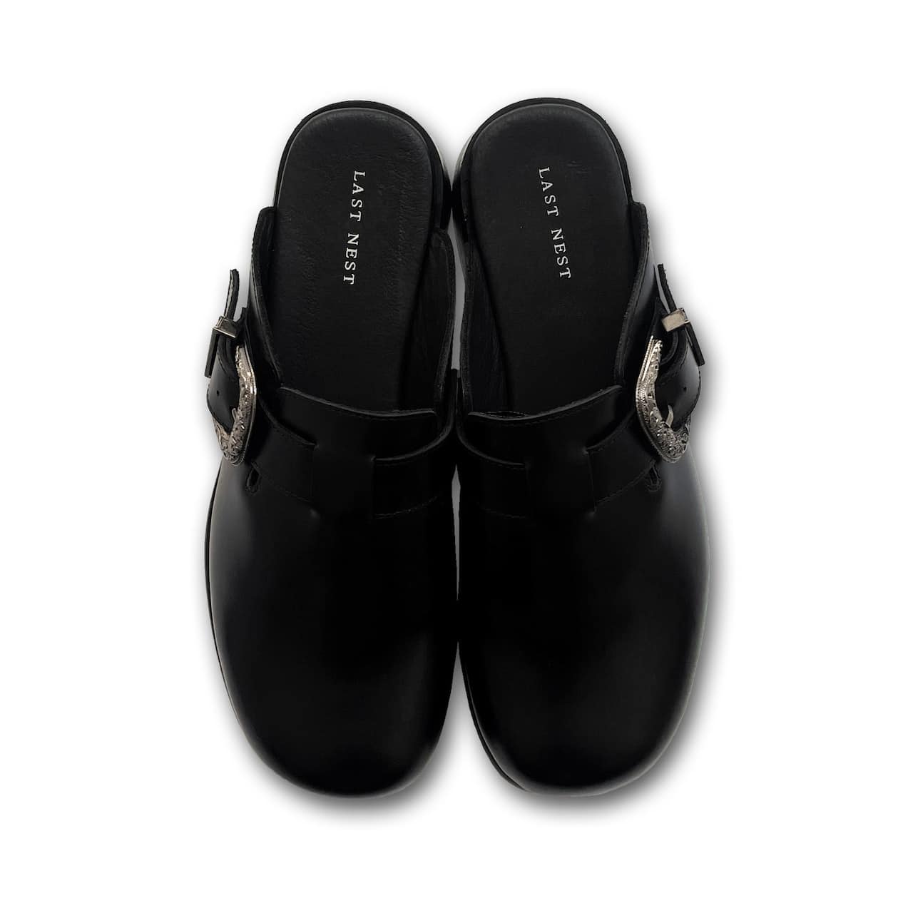 LASTNEST (ラストネスト) / Leather Mule / BLACK / 28