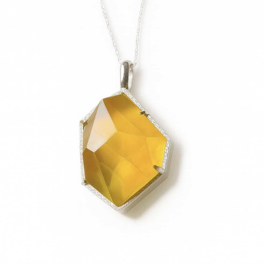 イエローオパール <ペンダント>