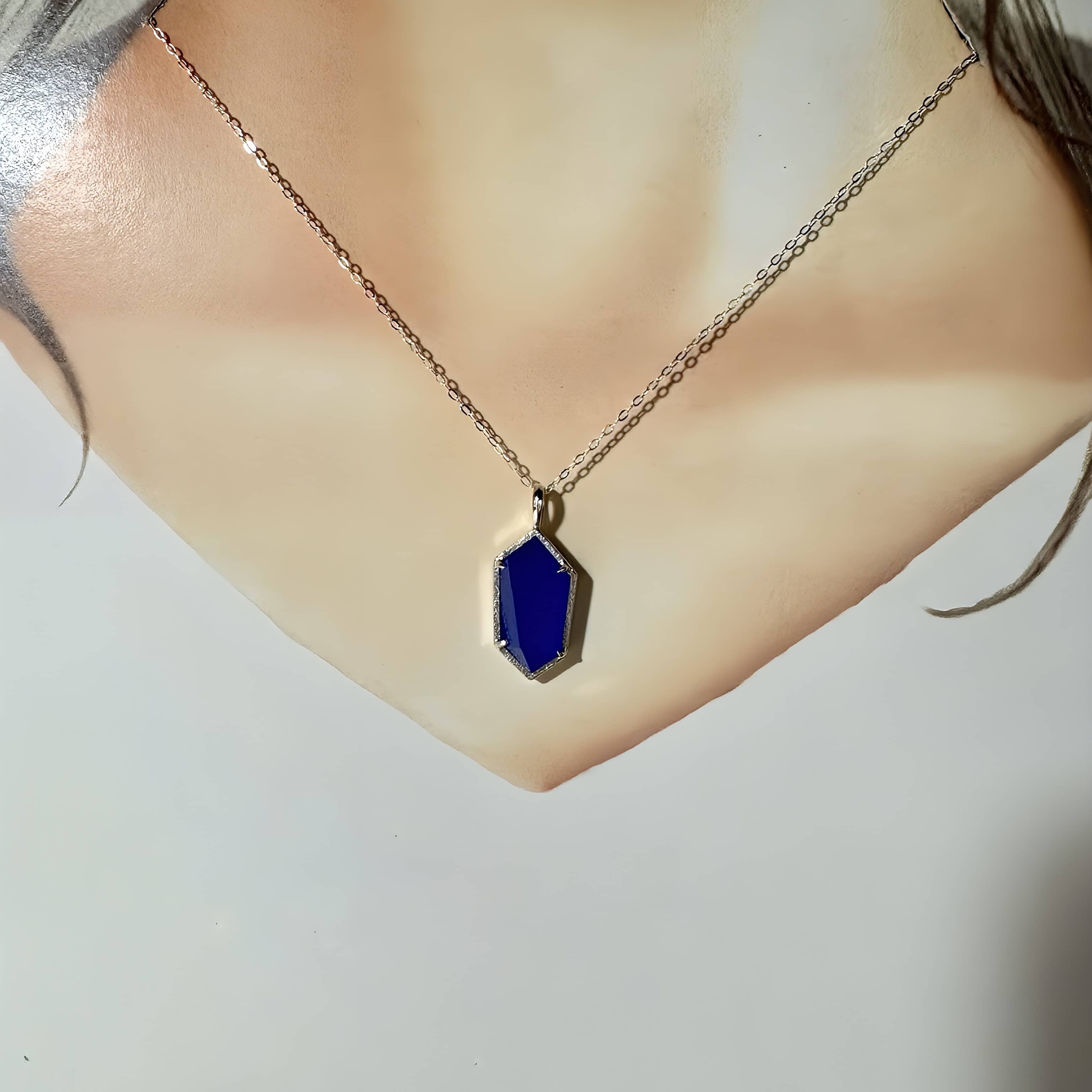 ブルーアゲート <ペンダント>