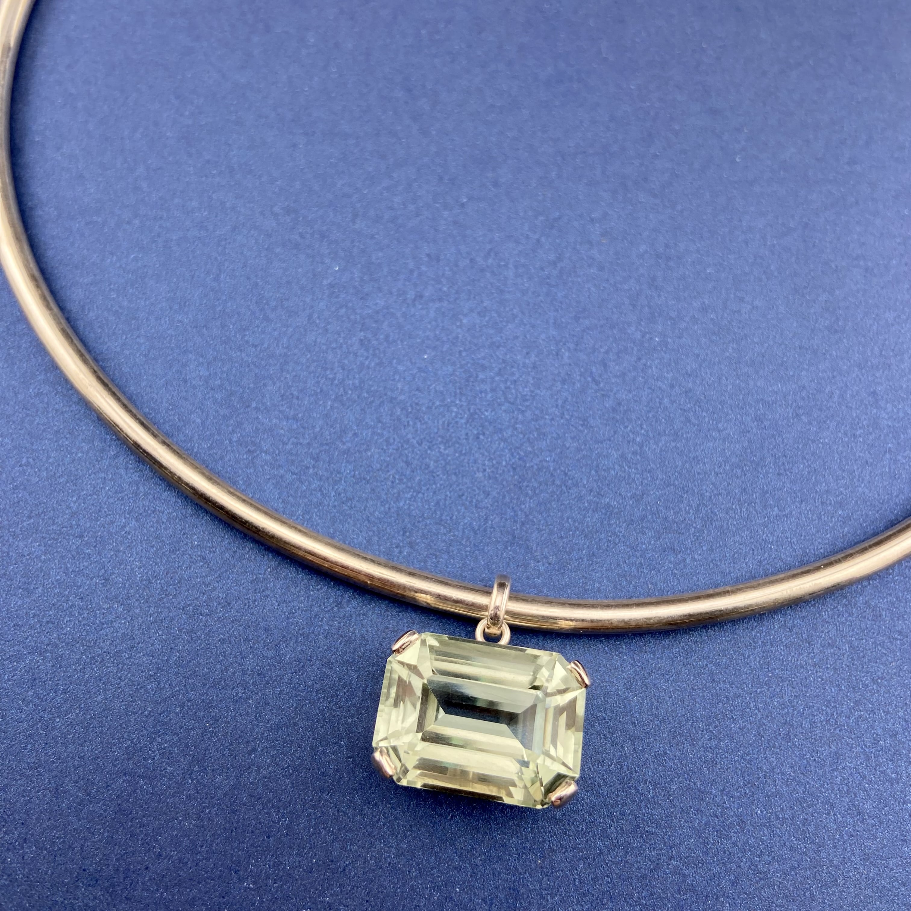 グリーンアメジスト チョーカー