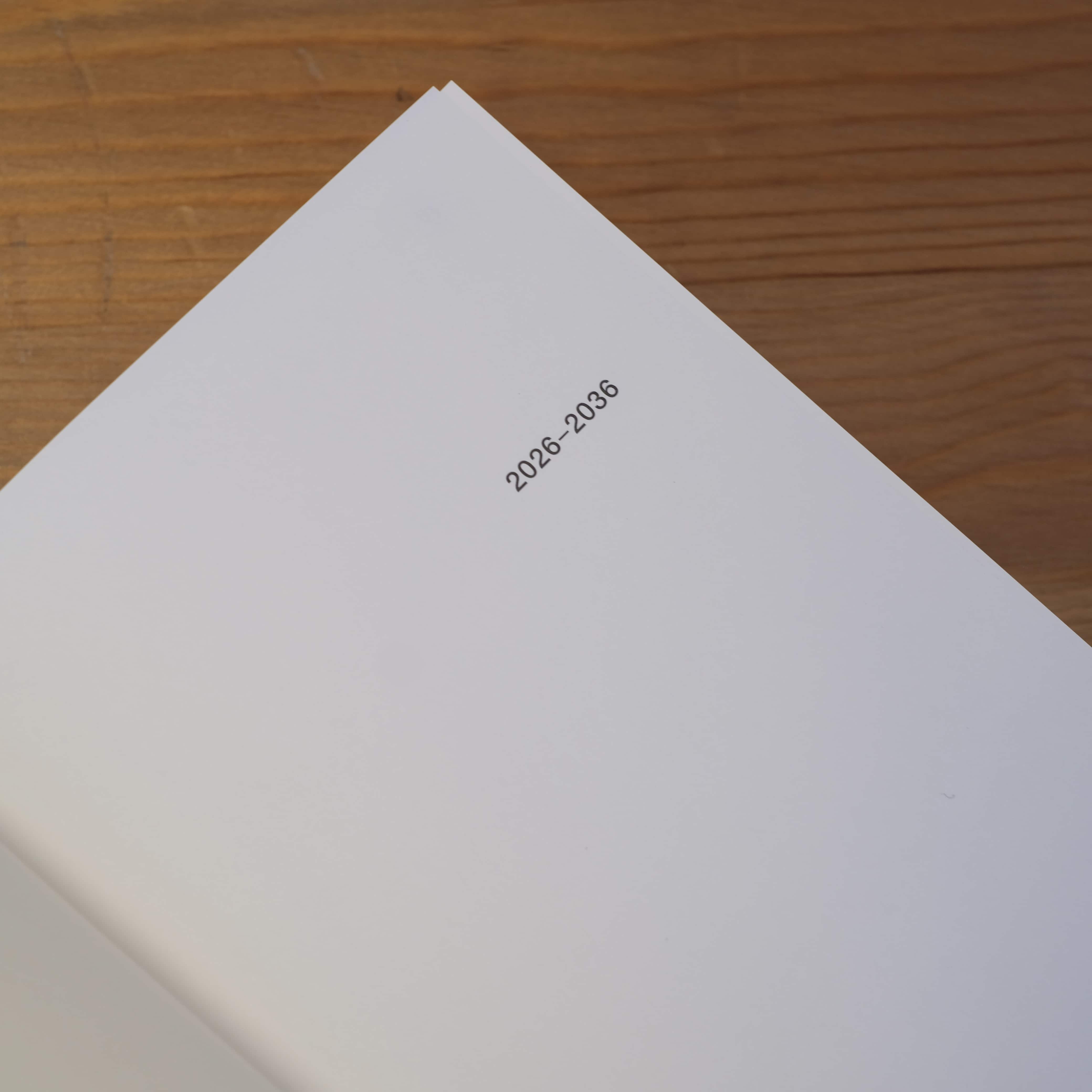 10年メモ　2026年度版 プレーン