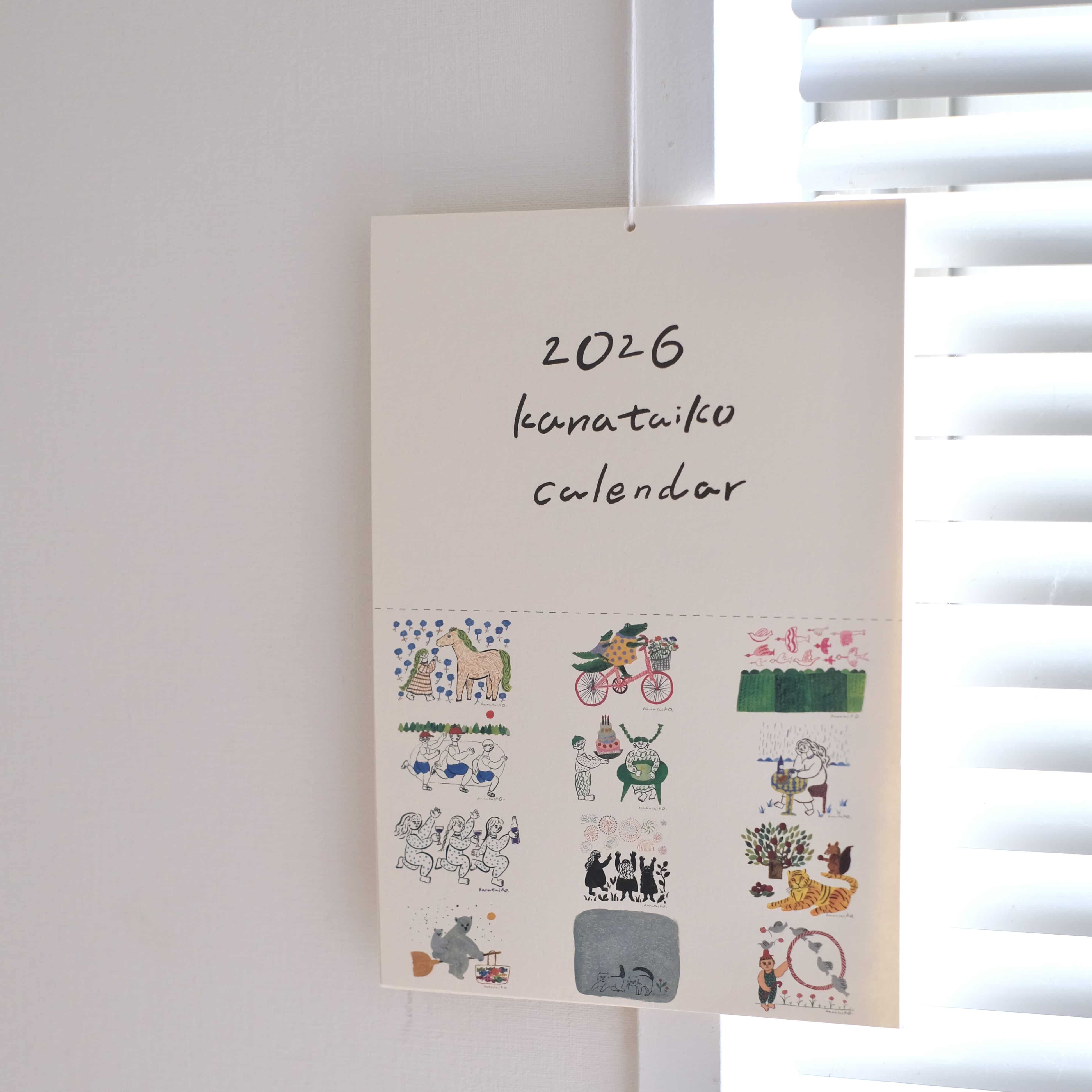 kanataiko 2026年 オリジナルカレンダー