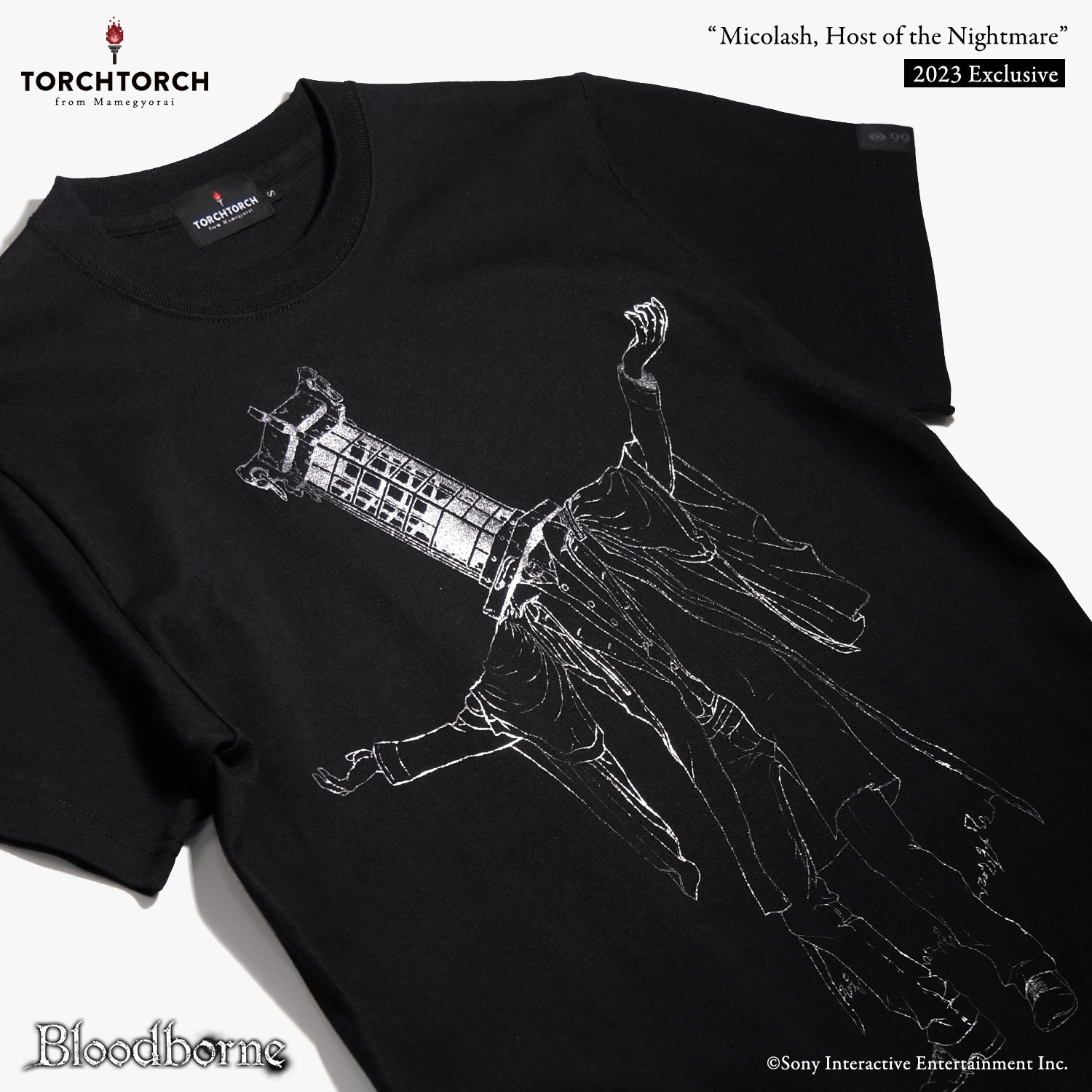 Bloodborne × TORCH TORCH/ Tシャツコレクション: ミコラーシュ 2023 ver EX ブラック × シルバーフォイル L ブラック × シルバーフォイル Lサイズ