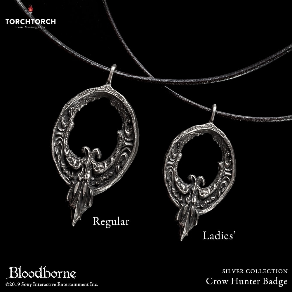 【2024】お歳暮・冬ギフト Bloodborne 鴉の狩人証 シルバーコレクション: TORCH/ TORCH × アクセサリー