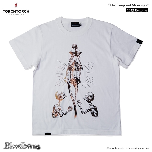 Bloodborne × TORCH TORCH/ Tシャツコレクション: 灯りと使者 2023 ver EX バニラホワイト × クラックドカッパー  S
