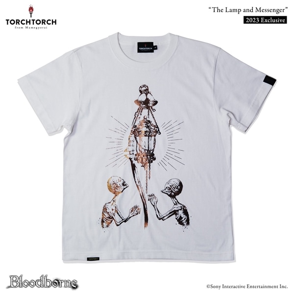 Bloodborne × TORCH TORCH/ Tシャツコレクション: 灯りと使者 2023 ver EX バニラホワイト × クラックドカッパー  L