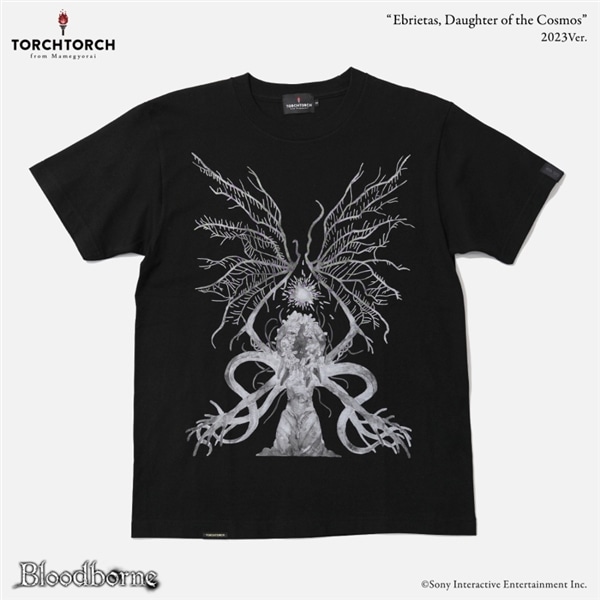 Bloodborne × TORCH TORCH/ Tシャツコレクション: 星の娘、エーブリエタース 2023 ver ブラック L
