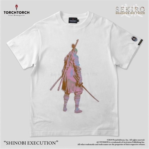 SEKIRO: SHADOWS DIE TWICE × TORCH TORCH/ Tシャツコレクション: SHINOBI EXECUTION 白  XXLサイズ