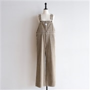 Color washコーデュロイルーズサロペット