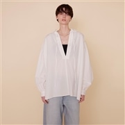 コットンWASH Vカットプルオーバーシャツ