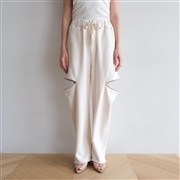 ハイウエストZipカットスウェットパンツ