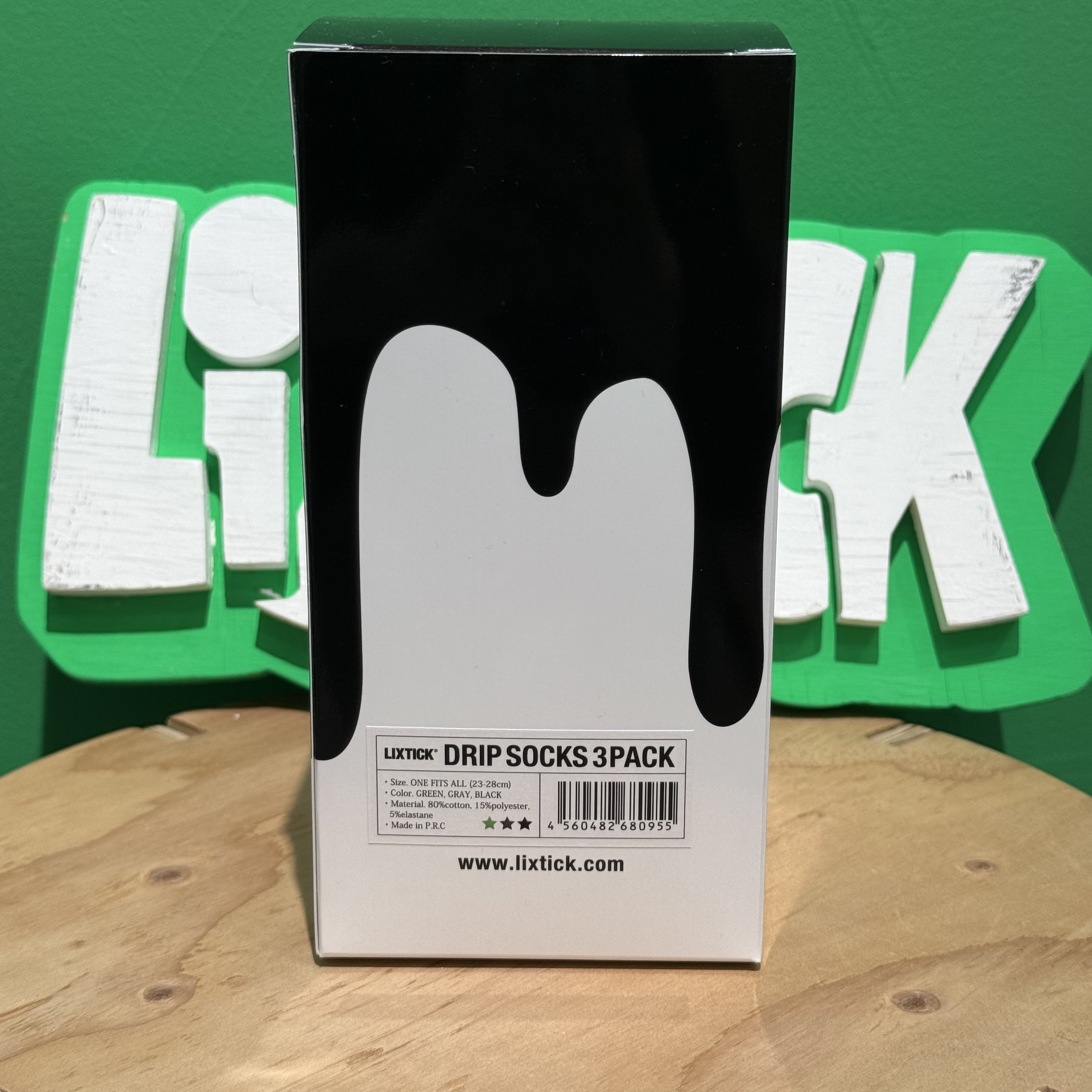 LIXTICK DRIP SOCKS 1ST 3PACK