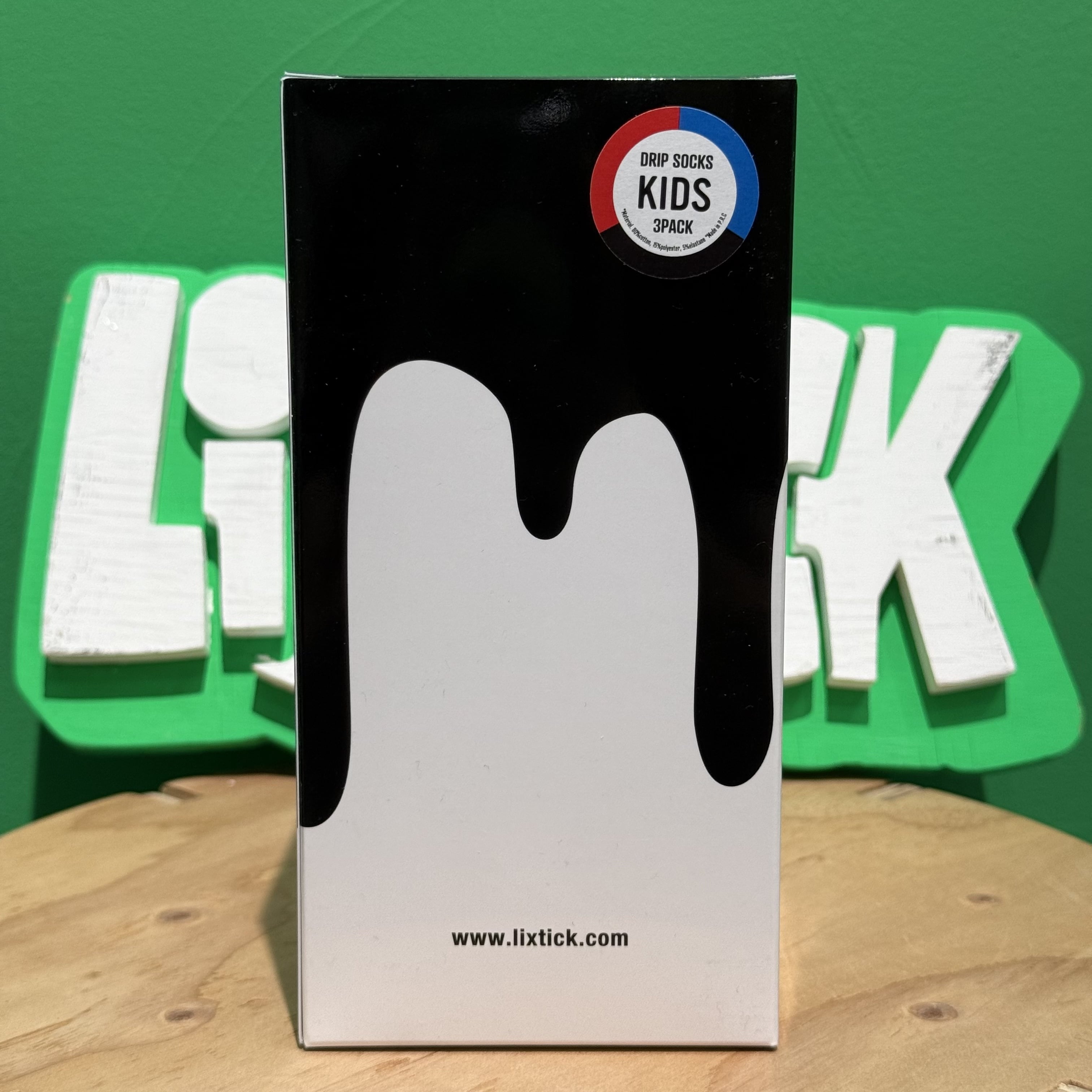 LIXTICK DRIP SOCKS 3PACK KIDS