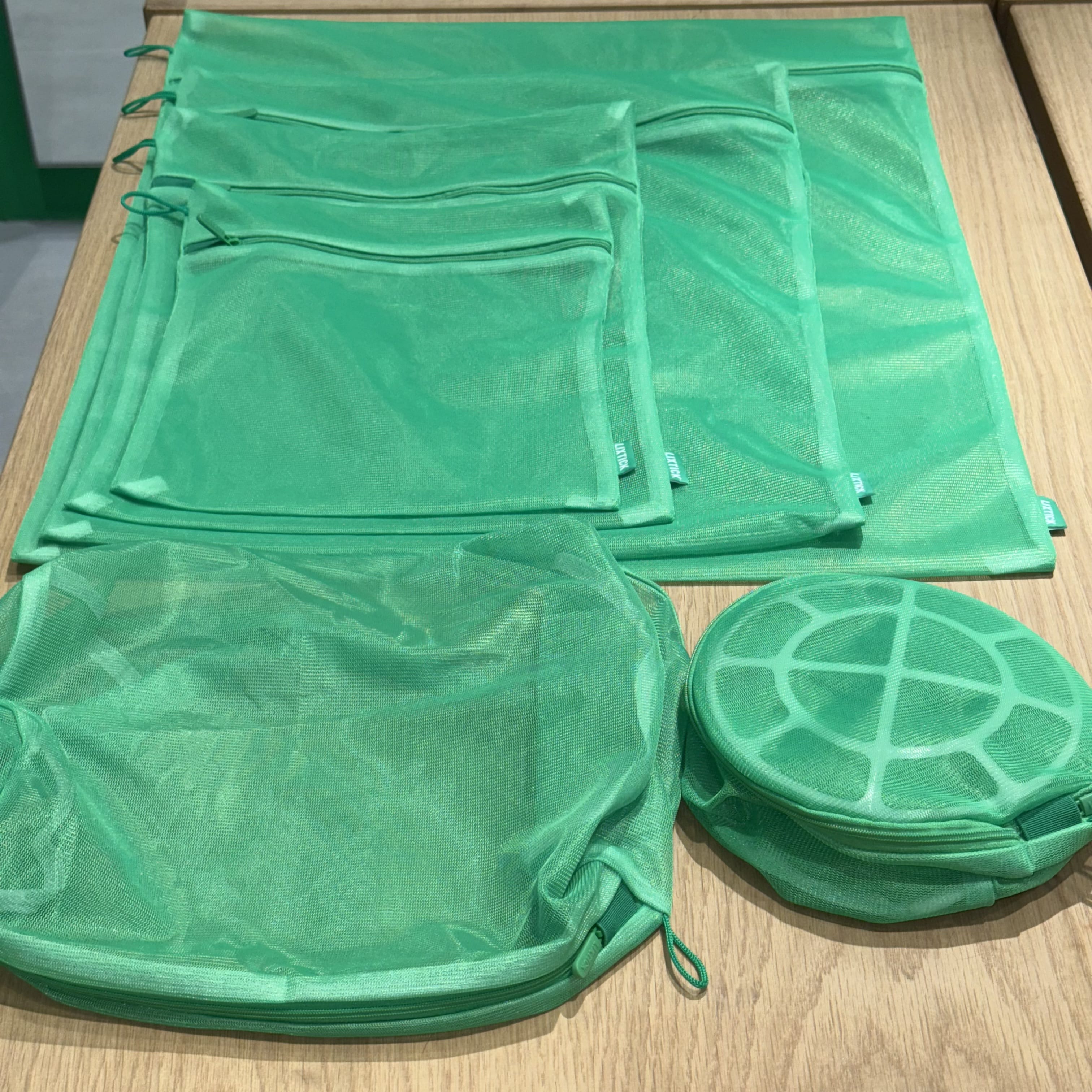 LIXTICK LAUNDRY NET 6PACK　GREEN