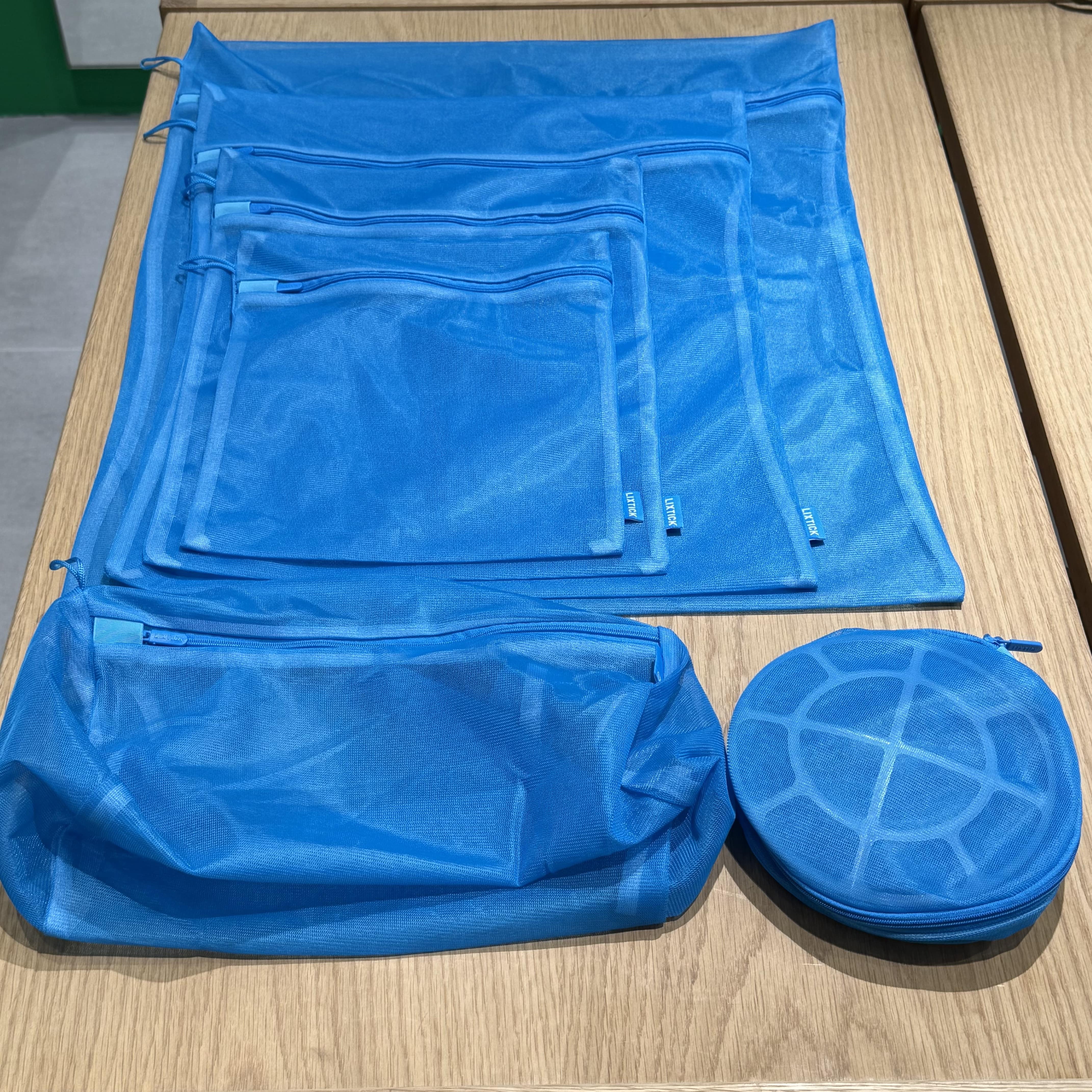 LIXTICK　LAUNDRY NET 6PACK BLUE