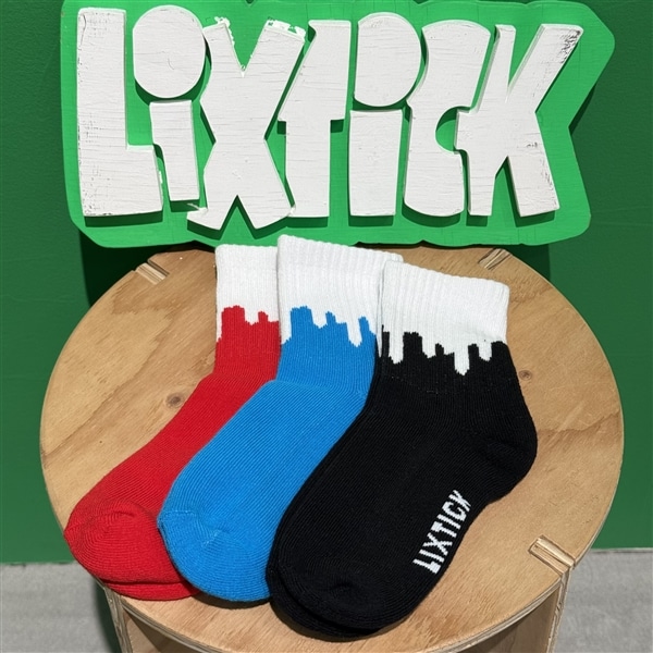 LIXTICK DRIP SOCKS 3PACK KIDS