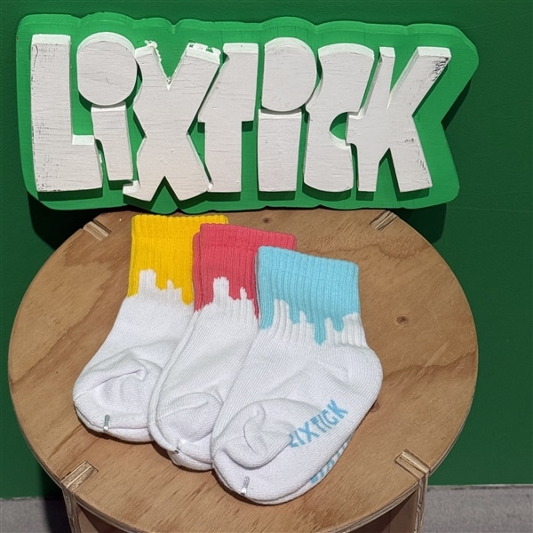 LIXTICK DRIP SOCKS 3PACK BABY