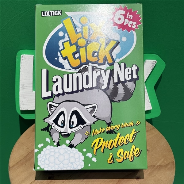 LIXTICK LAUNDRY NET 6PACK　GREEN