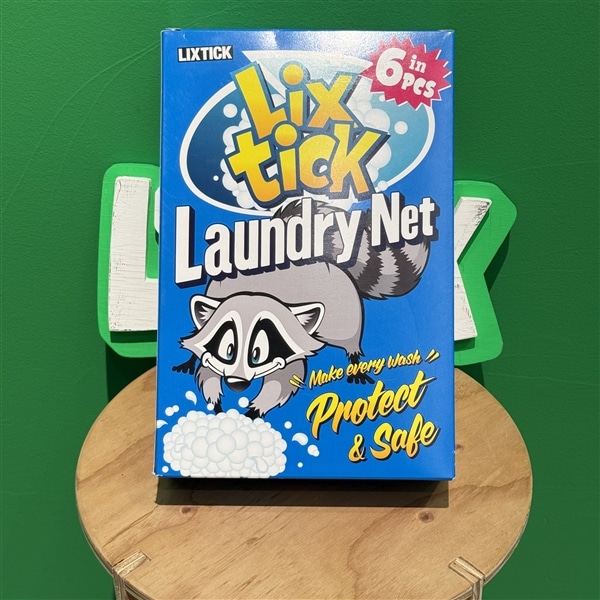LIXTICK　LAUNDRY NET 6PACK BLUE