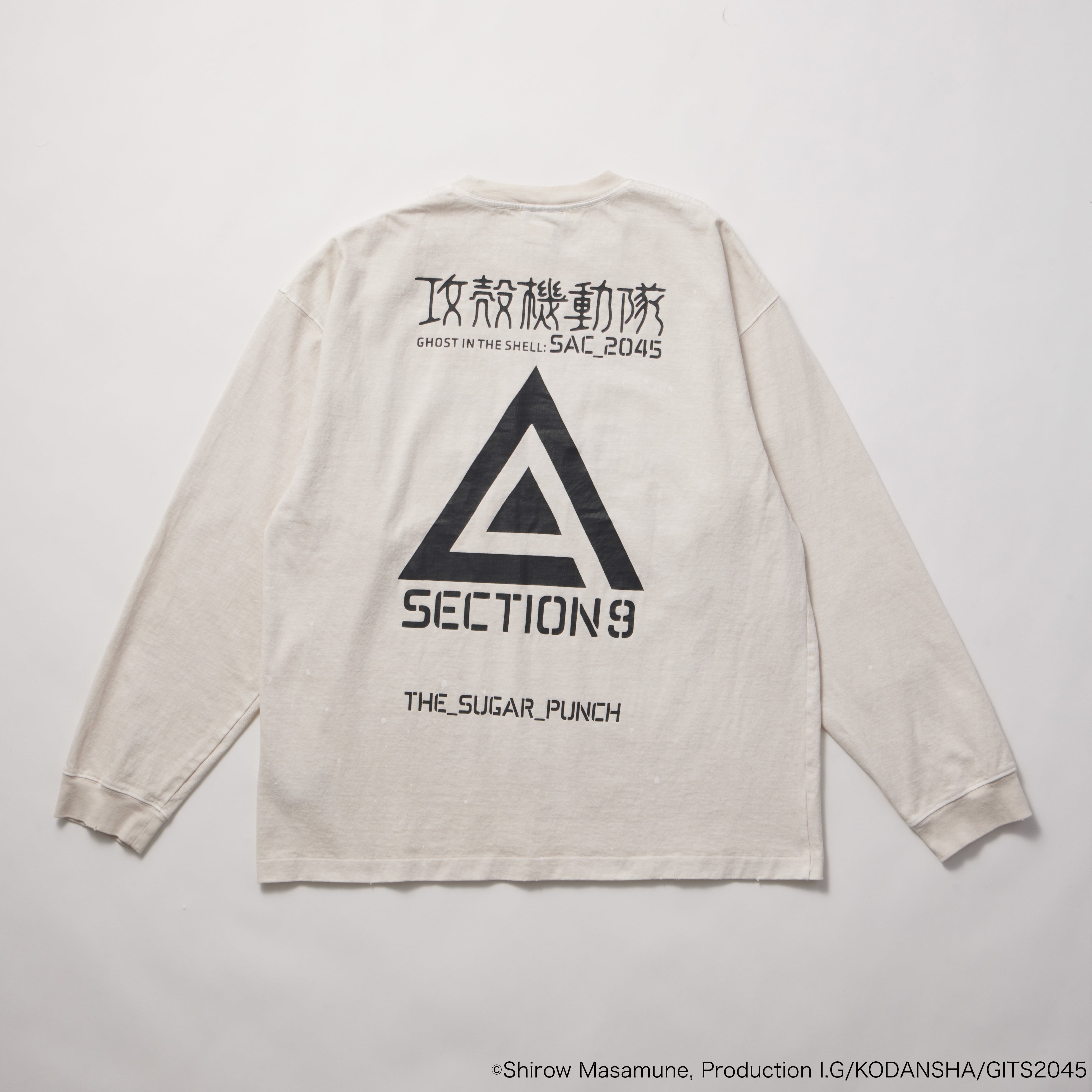 攻殻機動隊SAC_2045 LONGSLEEVE (Logo)/TSGM23SM001(M WHITE)｜ THE