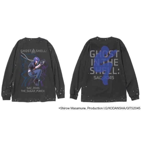 攻殻機動隊SAC_2045 LONGSLEEVE (草薙＆バトー)/TSGM23SM010(M BLACK