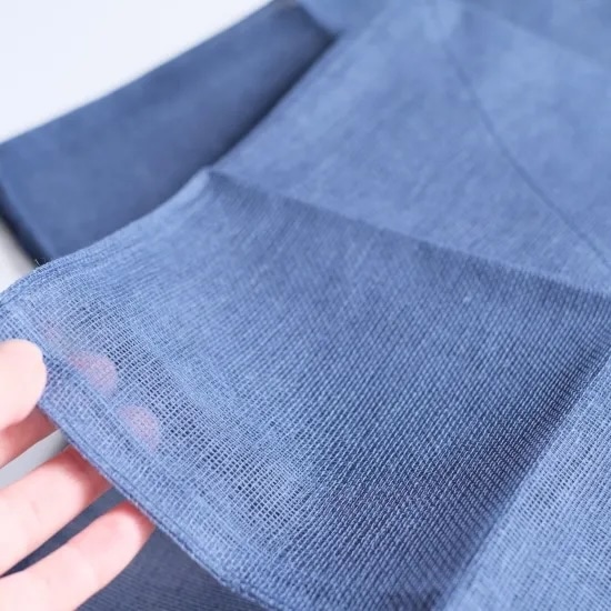 中川政七商店　「彩り豊かな」花ふきん 竜胆（リンドウ）