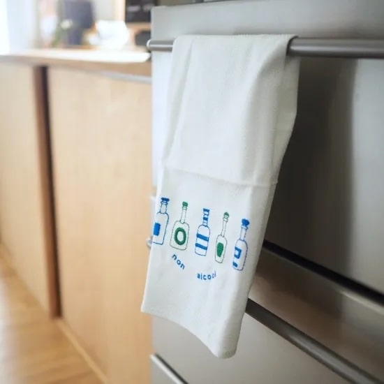 花森安治のキッチンクロス コーヒーミル（茶）