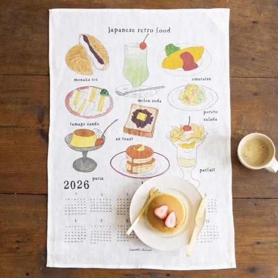 fog linen work　リネンカレンダー 2026 うれしい花束