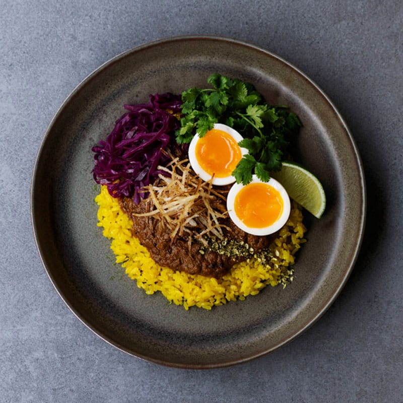 zen to　カレー皿 「plate 245 ホワイト」