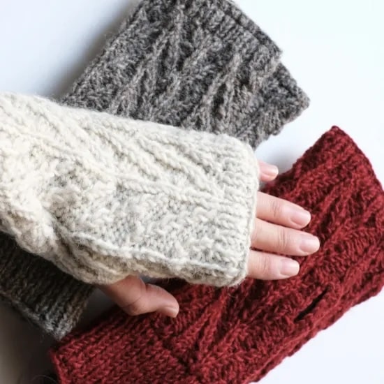 sisam コモレビ アームウォーマー レッド