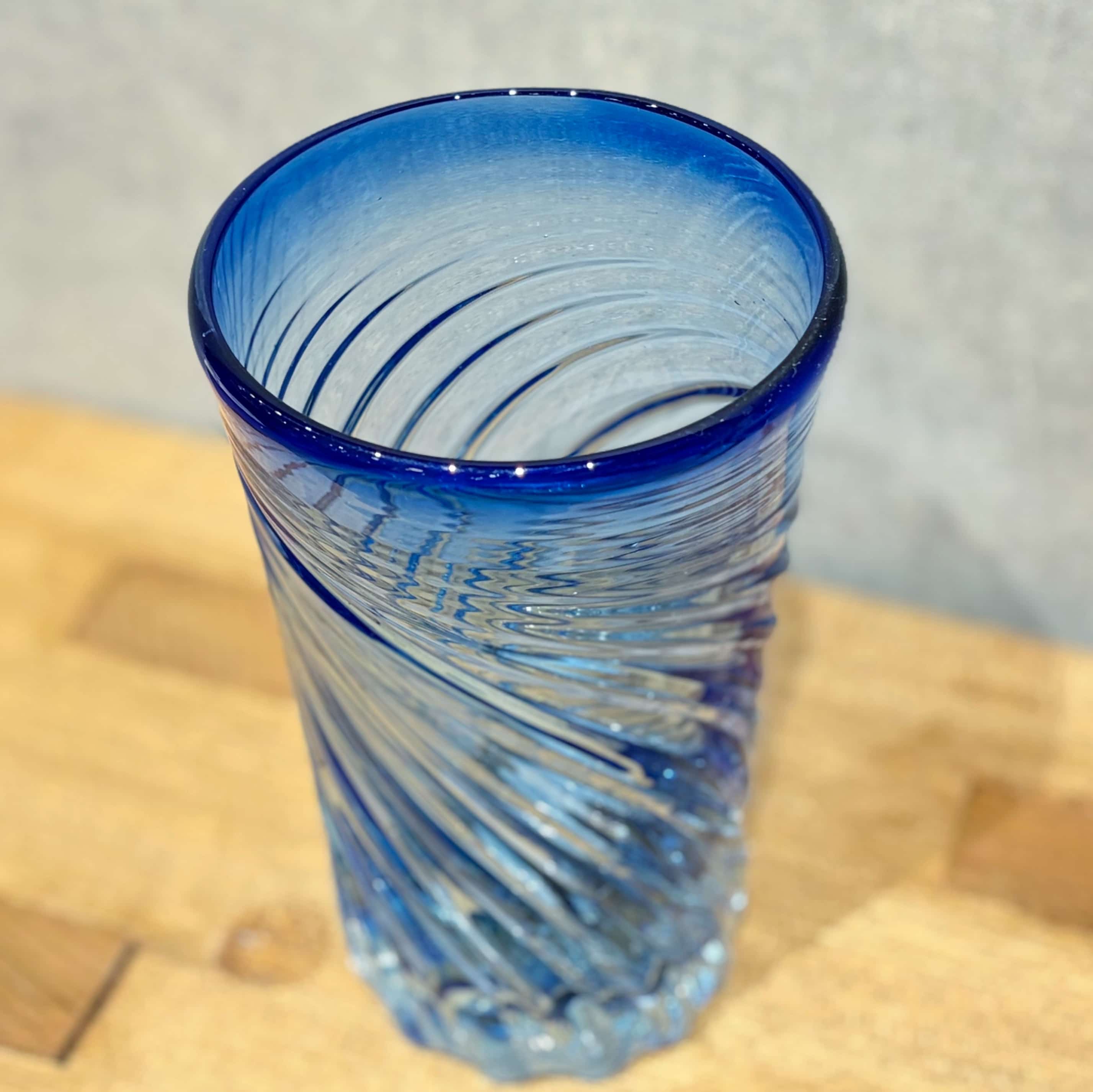 琉球ガラス サマーモールグラス（青）