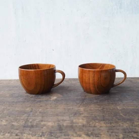 木製ティーカップ