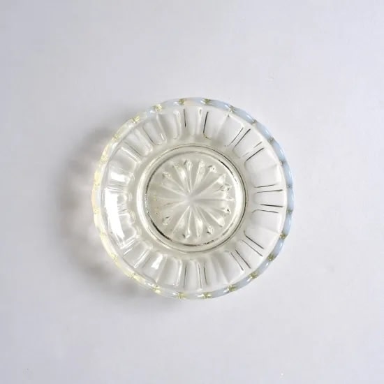 廣田硝子　雪の花　豆皿