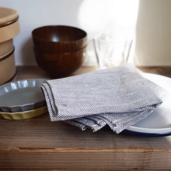リネンのキッチンクロス（ジェン）