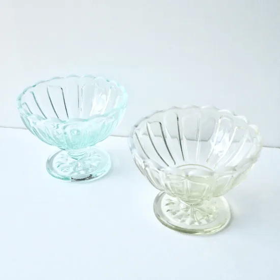 廣田硝子　雪の花　丸フラッペ（ブルー）