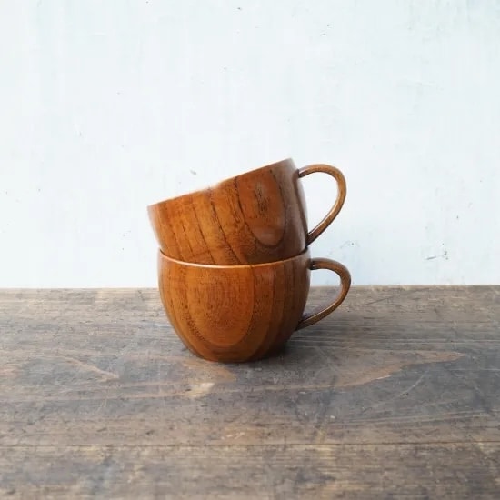 木製ティーカップ