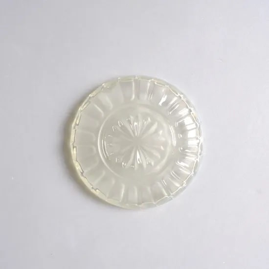 廣田硝子　雪の花　豆皿