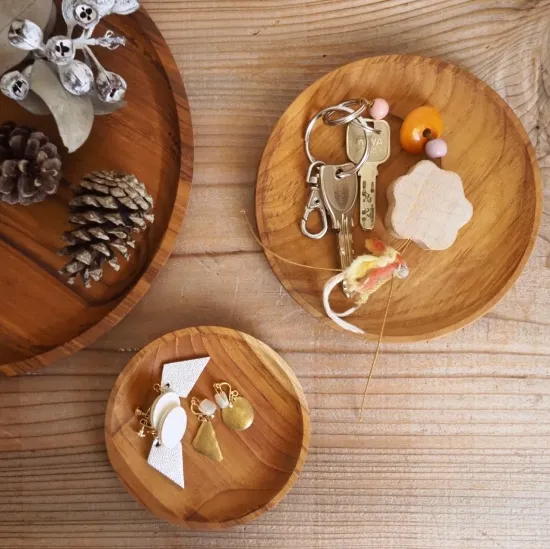 チークトレー　マル（Lサイズ）