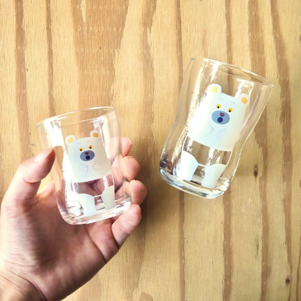 つよいこグラス - しろくまのパンツ - M