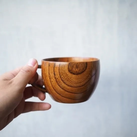 木製ティーカップ
