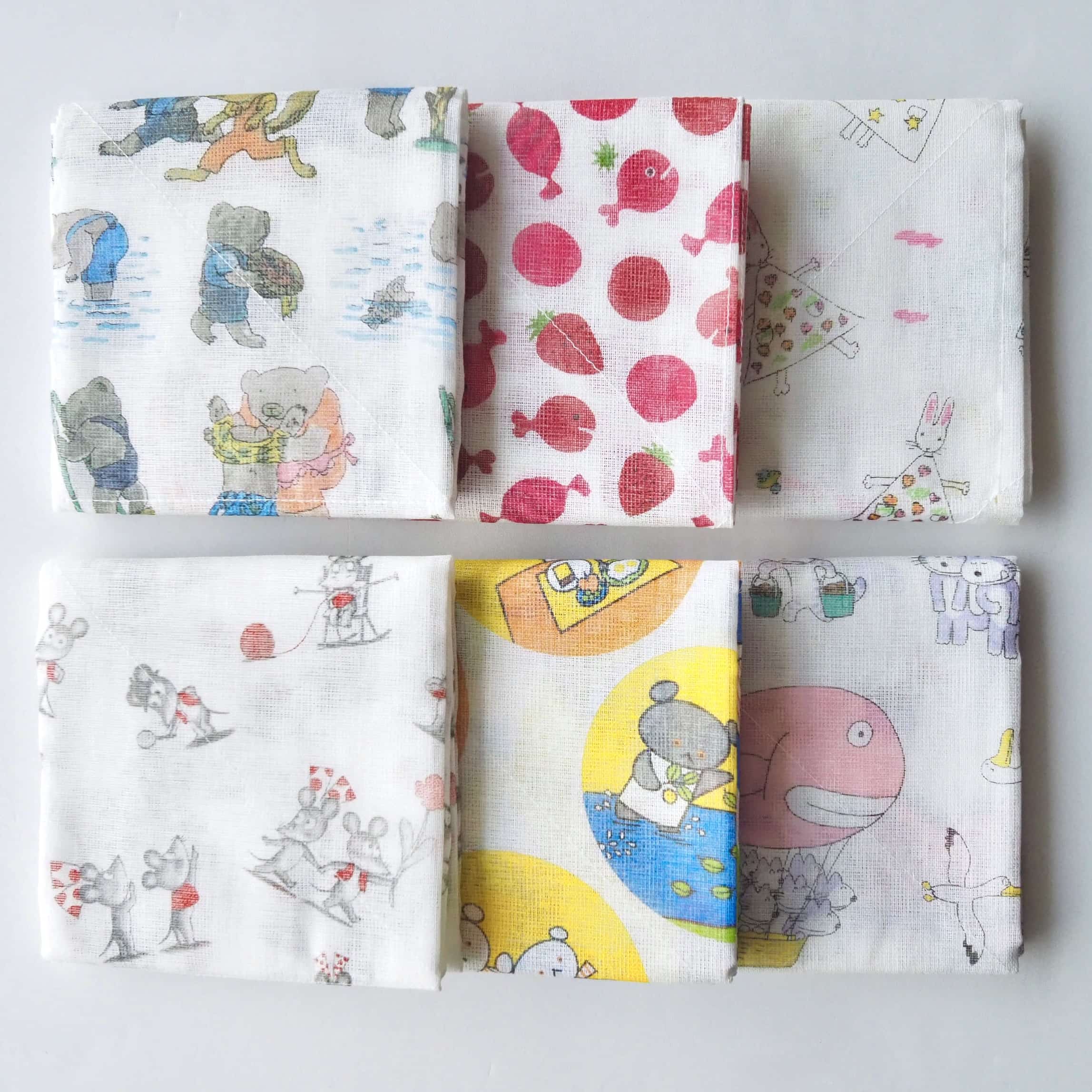 中川政七商店　花ふきん 絵本シリーズ くまの子ウーフ